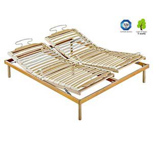 Cama articulada manual de matrimonio 160x190 cm